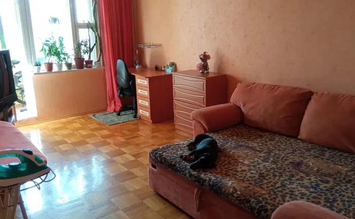 Вітальня 18 кв.м з лоджиєю дівчині 10 хвилин від метро, безпека, турбота, затишок Вітальня 18 кв.м з лоджиєю дівчині 10 хвилин від метро, безпека, турбота, затишок