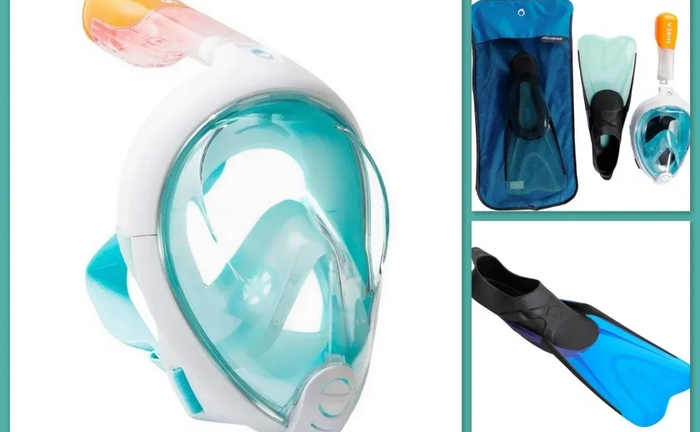 Маска Subea для сноркелінгу, плавання
