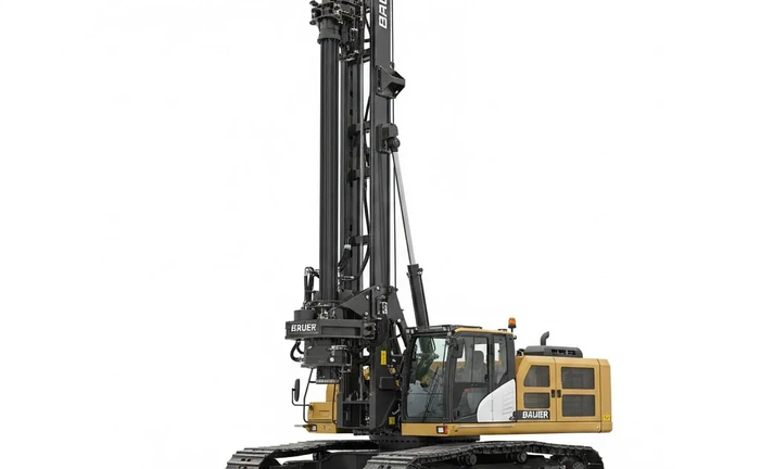 Бурова установка Bauer BG 28 для обсадного буріння