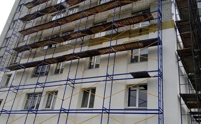 Фасадне риштування, вишка-тура, міні-підмостки, драбина Фасадне риштування, вишка-тура, міні-підмостки, драбина