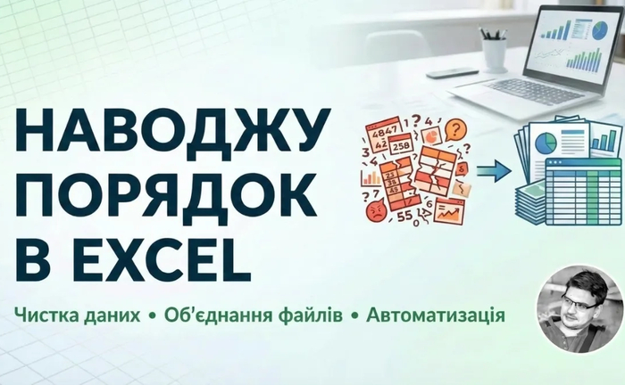 Наводжу порядок в Excel: чистка даних, об’єднання файлів,автоматизація