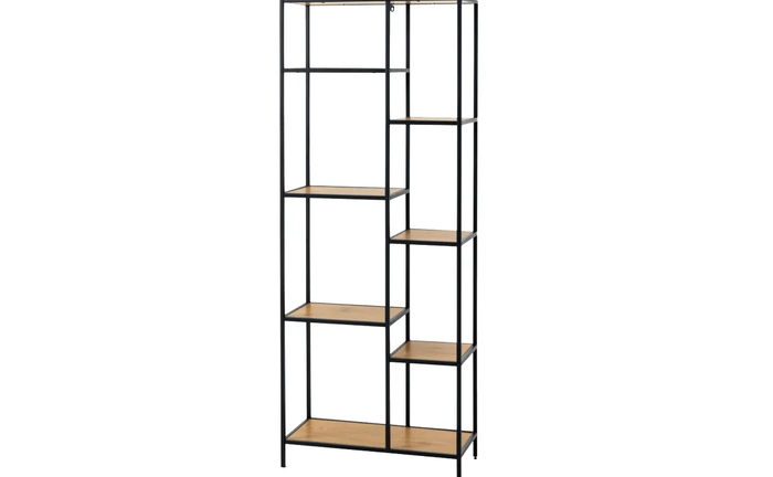 Лофт стелаж універсальний Юніт чорний