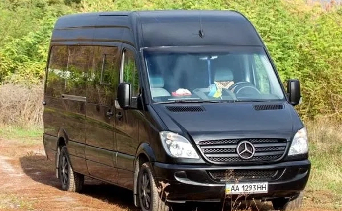 308 Мікроавтобус на весілля Mercedes Sprinter чорний 308 Мікроавтобус на весілля Mercedes Sprinter чорний