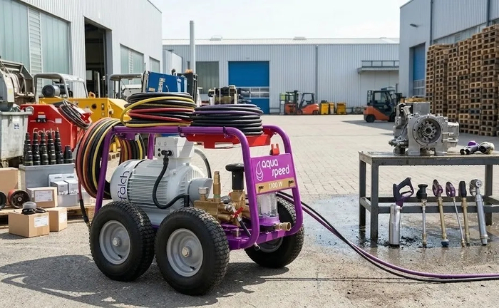 Водоструменевий апарат 500 бар АВТ Falch Aqua speed 1100W