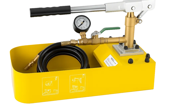 Ручний опресувальний насос — для перевірки трубопроводів
