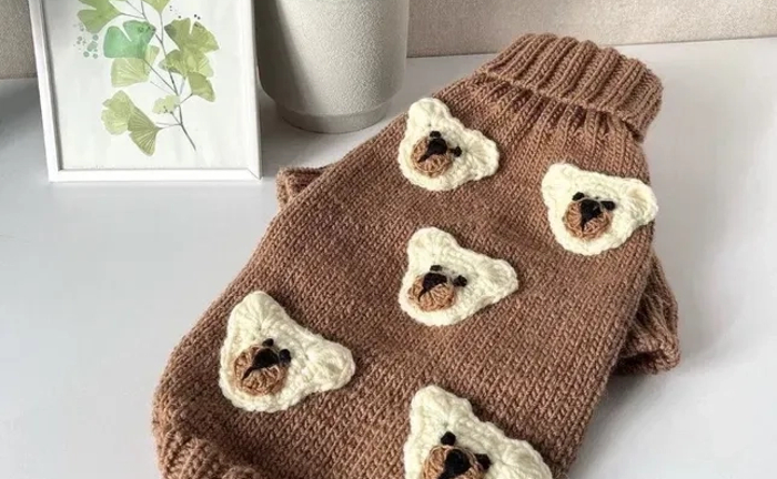 В'язаний одяг для собак. Великих і маленьких порід