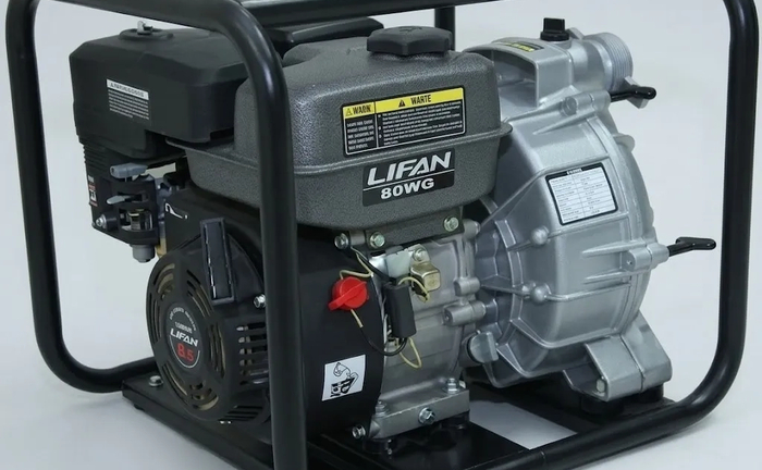 Мотопомпа Lifan для відкачування брудної води Мотопомпа Lifan для відкачування брудної води