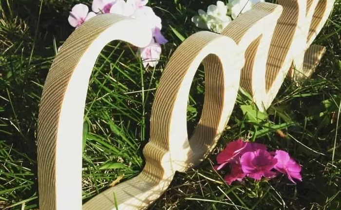 Написи із дерева, написи із фанери, написи на весілля, ArtEfim