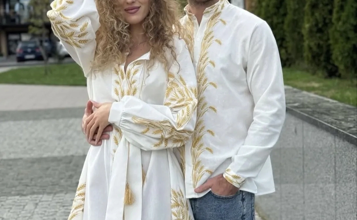 Парні Вишиванки з колосками Family Look Парні Вишиванки з колосками Family Look