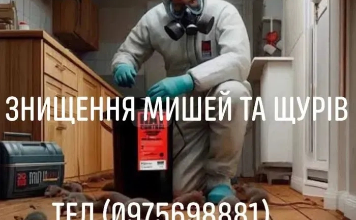 Знищення Мишей Щурів Тарганів Клопів та Блох, в кафе у магазинах