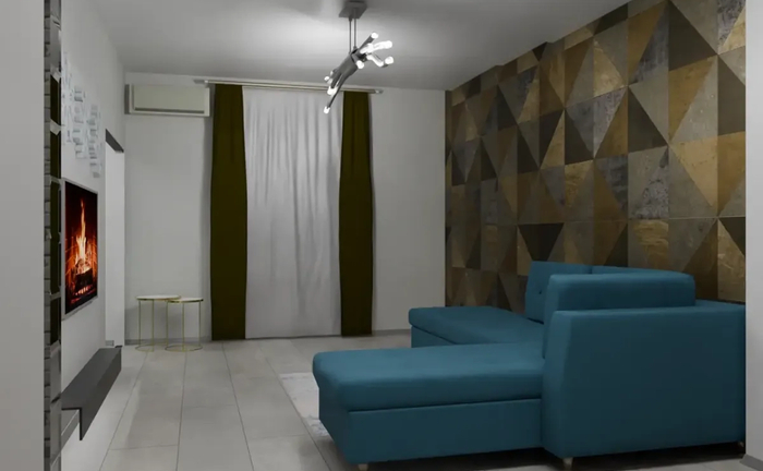 3D візуалізація вітальні