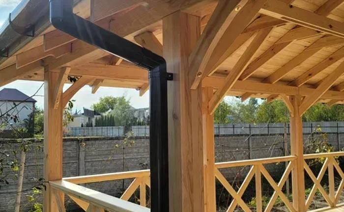 Альтанки та навіси з натурального дерева. Під ключ.