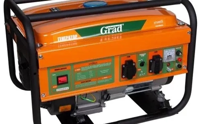 Генератор однофазний бензиновий 2,5 кВт GRAD 2.5/2.8кВт