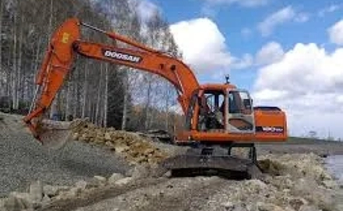 Екскаватор повно поворотнний колісний DOOSAN-180, ківш 1 куб (додатковий планувальний ківш) Екскаватор повно поворотнний колісний DOOSAN-180, ківш 1 куб (додатковий планувальний ківш)