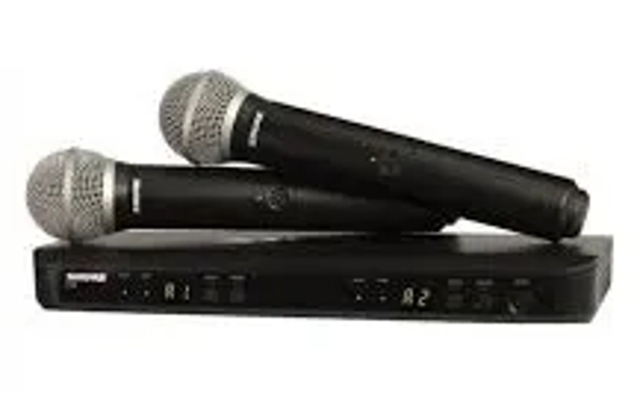 Радіомікрофон дінамічний shure blx288/pg58