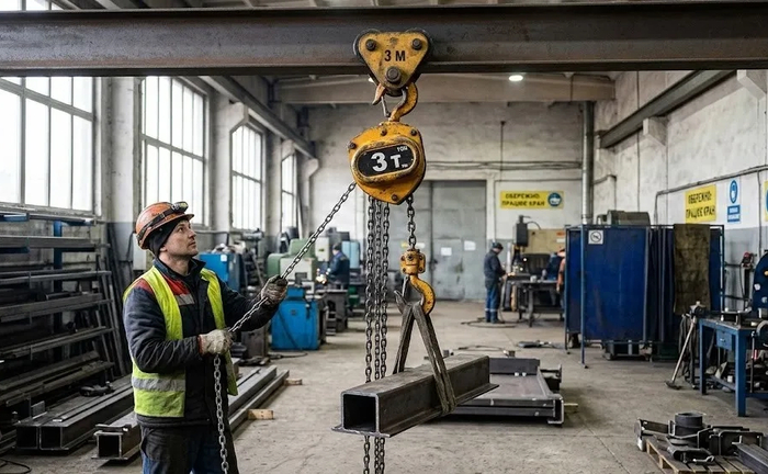 Таль ручна 3 т, висота підйому 3 м