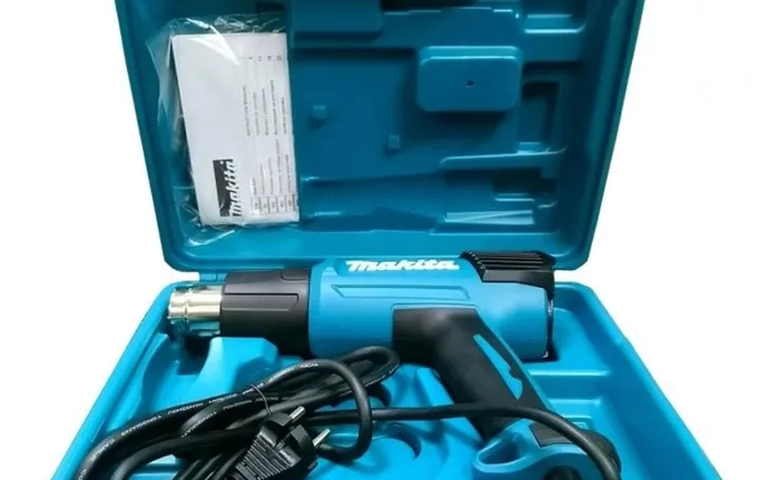 Фен будівельний Makita HG5002K у кейсі