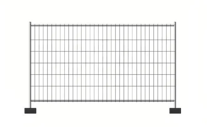 Мобільне огородження тип F3 - тимчасова секція