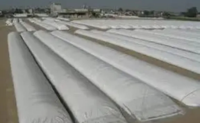 Зберігання зерна в рукавах. Надійно