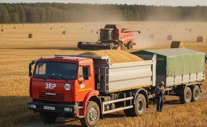 Зерновоз КАМАЗ 65115 (ЗЕР) (885) Зерновоз КАМАЗ 65115 (ЗЕР) (885)