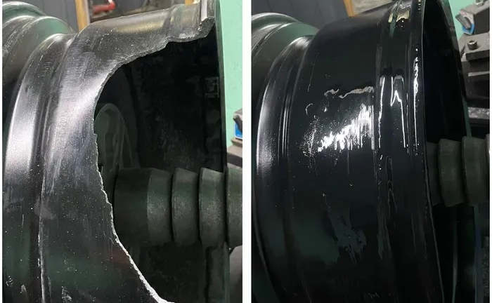 Рихтування алюмінієвих дисків (удари розриви відколи)