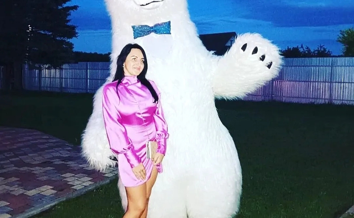 Білий ведмідь Миколаїв ростова лялька стриптиз аніматор панда лабубу