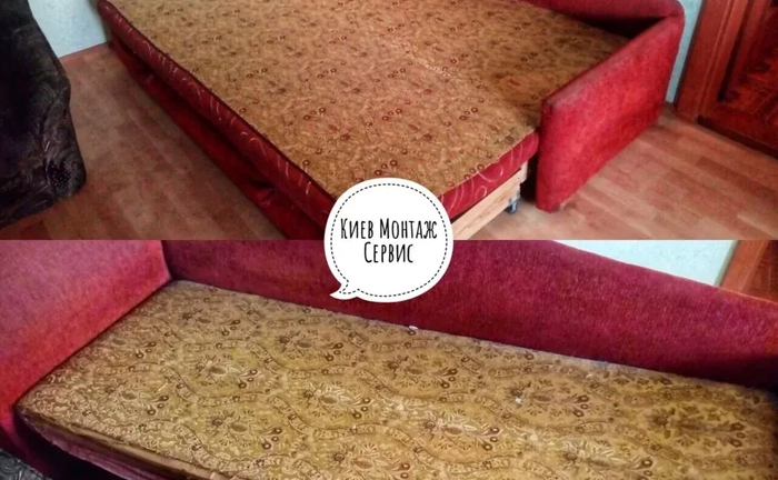 Ремонт диванів. Заміна поролону, дна, ламелей, оббивки, пружин. Харківський, Позняки, Осокорки, Славутич, Голосіївський