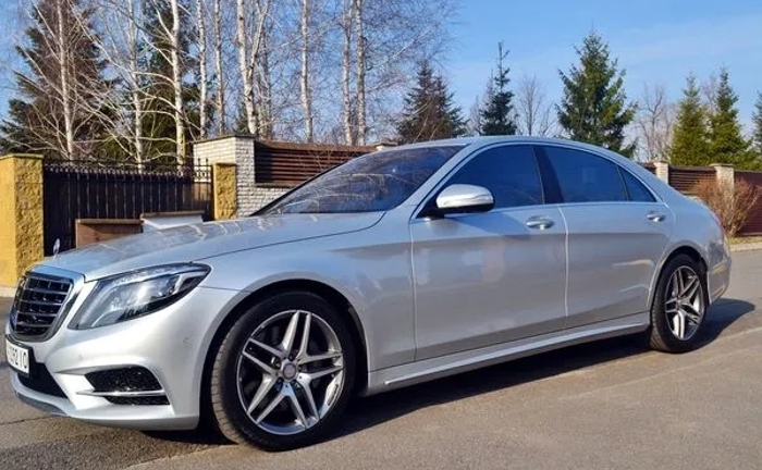 083 Авто на весілля Vip-авто Mercedes W222 S500L сріблястий 083 Авто на весілля Vip-авто Mercedes W222 S500L сріблястий