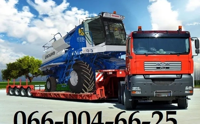 Перевезення негабаритних вантажів 24/7 трал, платформа, борт, тент Перевезення негабаритних вантажів 24/7 трал, платформа, борт, тент
