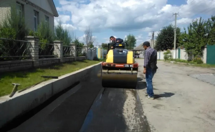 Пристрій асфальтобетону з підготовкою Пристрій асфальтобетону з підготовкою