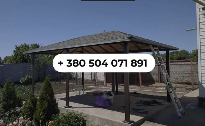 Навес під авто, навіс, перлога, дашки! Зварювальні роботи. Монтаж Навес під авто, навіс, перлога, дашки! Зварювальні роботи. Монтаж