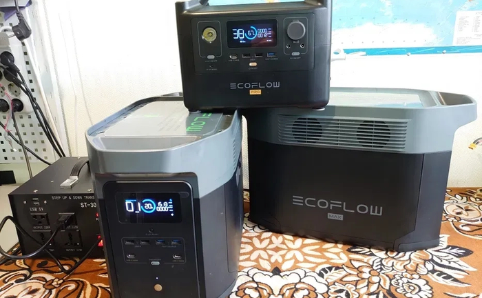 Ремонт зарядних станцій екофлоу, EcoFlow, River, Delta, Max, Pro