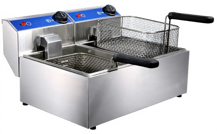 Професійна фритюрниця з нержавіючої сталі
