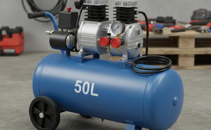 Потужний компресор (50 л) - готовий до роботи!