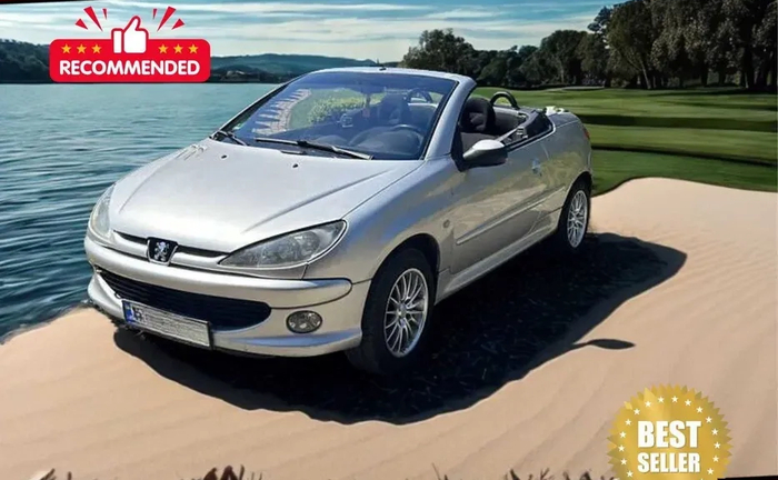 Peugeot 206 CC – автомат, бензин, кабріолет з відкидним дахом Peugeot 206 CC – автомат, бензин, кабріолет з відкидним дахом