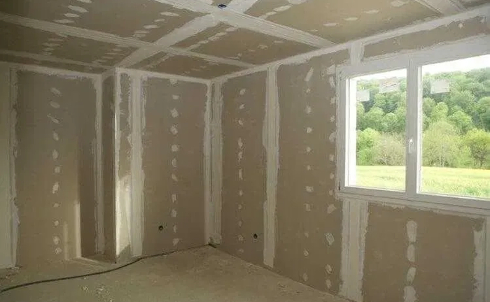 Монтаж гіпсокартону, фарбування, ламінат. Гіпсокартон.