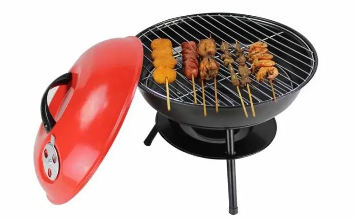 Вугільний гриль для BBQ — нержавіюча сталь