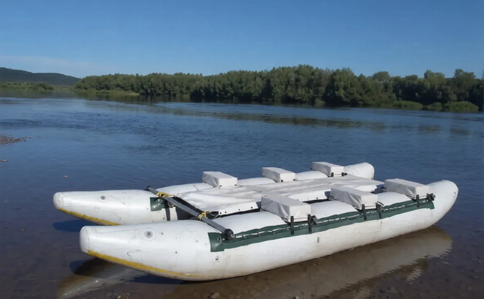 Катамаран 6-місний для рафтингу і сплавів.