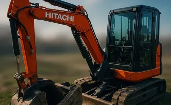Послуги міні ескаватора HITACHI Послуги міні ескаватора HITACHI