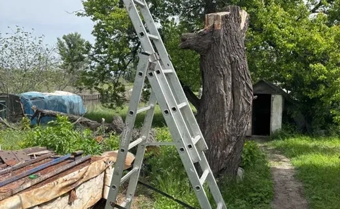 Драбина-алюмінієва у користування Драбина-алюмінієва у користування