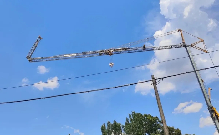 Будівельний баштовий кран, вантажність 4 т