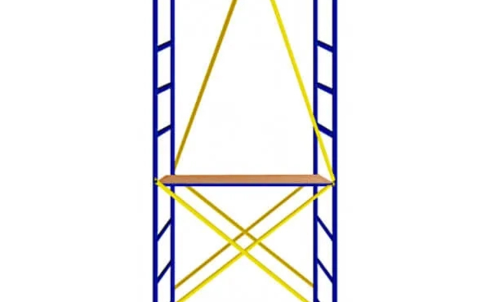 Вишка- тура 4м для робіт на висоті Вишка- тура 4м для робіт на висоті