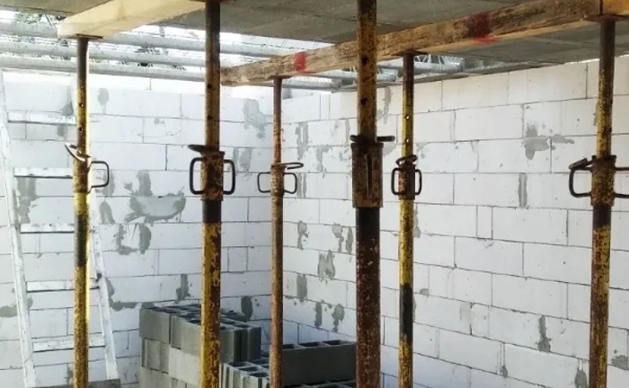 Стійки під моноліт, опалубку. Опалубка для міжповерхового перекриття