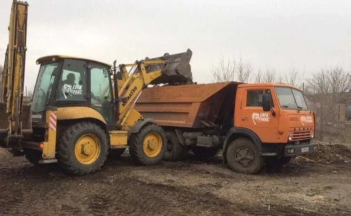 Вивіз будівельного сміття, вантажоперевезення, екскаватор, пісок, відсів
