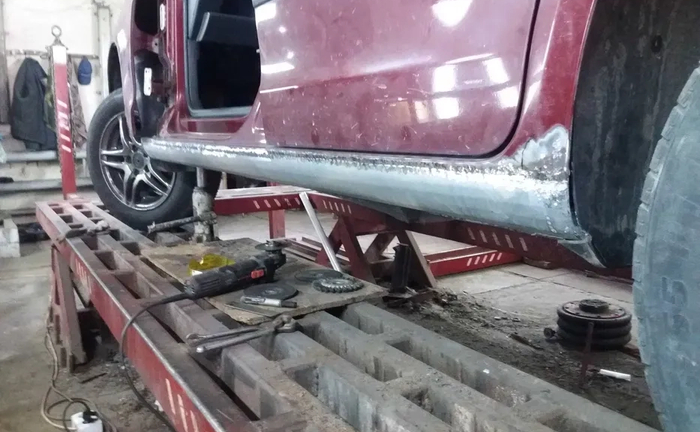 Антикорозійна обробка авто антикор зварювальні роботи Сварка пороги