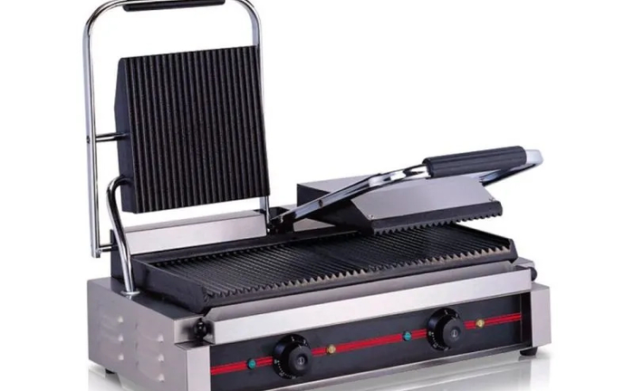 Подвійний притискний гриль чавунний Altezoro MN-813 К