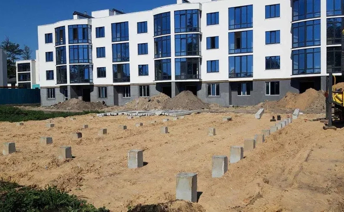 Фундамент на залізобетонних палях , Забивка та виробництво свай