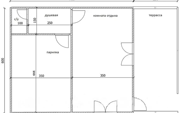 Дім 5 м х 7 м під базю Дім 5 м х 7 м під базю