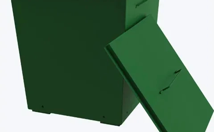 Контейнер, бак мусорный, бак ТБО металлический, бак для мусоропровода 6 500 грн.