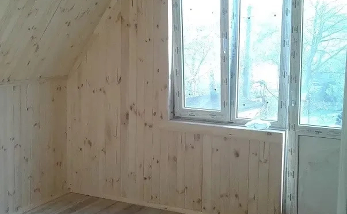 Оздоблення вагонкою мансарди Оздоблення вагонкою мансарди